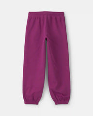 Girls French Terry Joggers - Purple