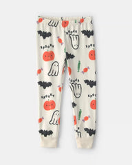 Baby Halloween Print 2-Piece Pyjama Set - Cream