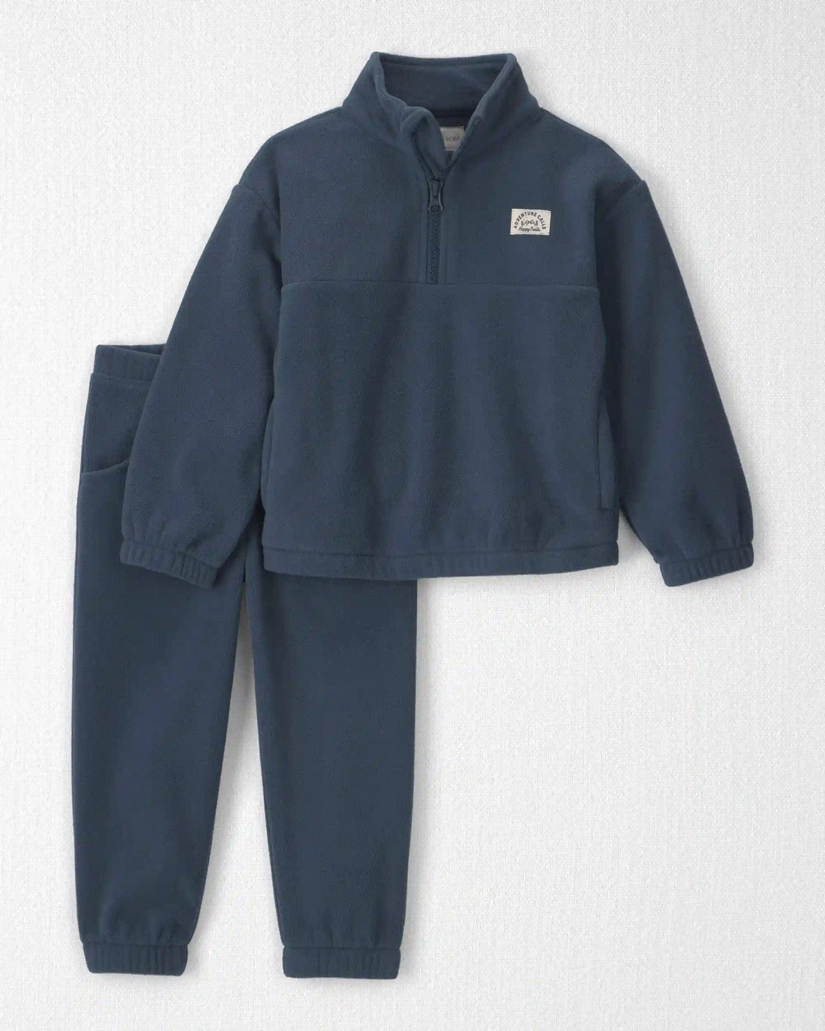 Toddler Boy 2-Piece Recycled Microfleece Top & Pant Set