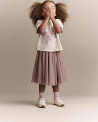 Toddler Girl 'Let's Have A Picnic' Relaxed Graphic Tee - Cream