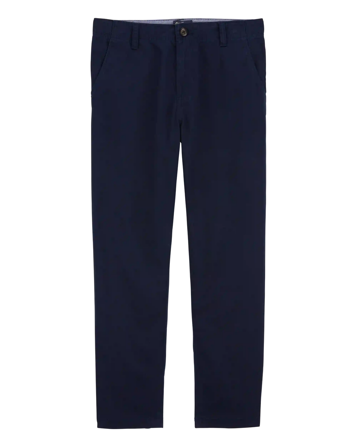 Boys Husky Fit Stretch Chino Pants - Navy
