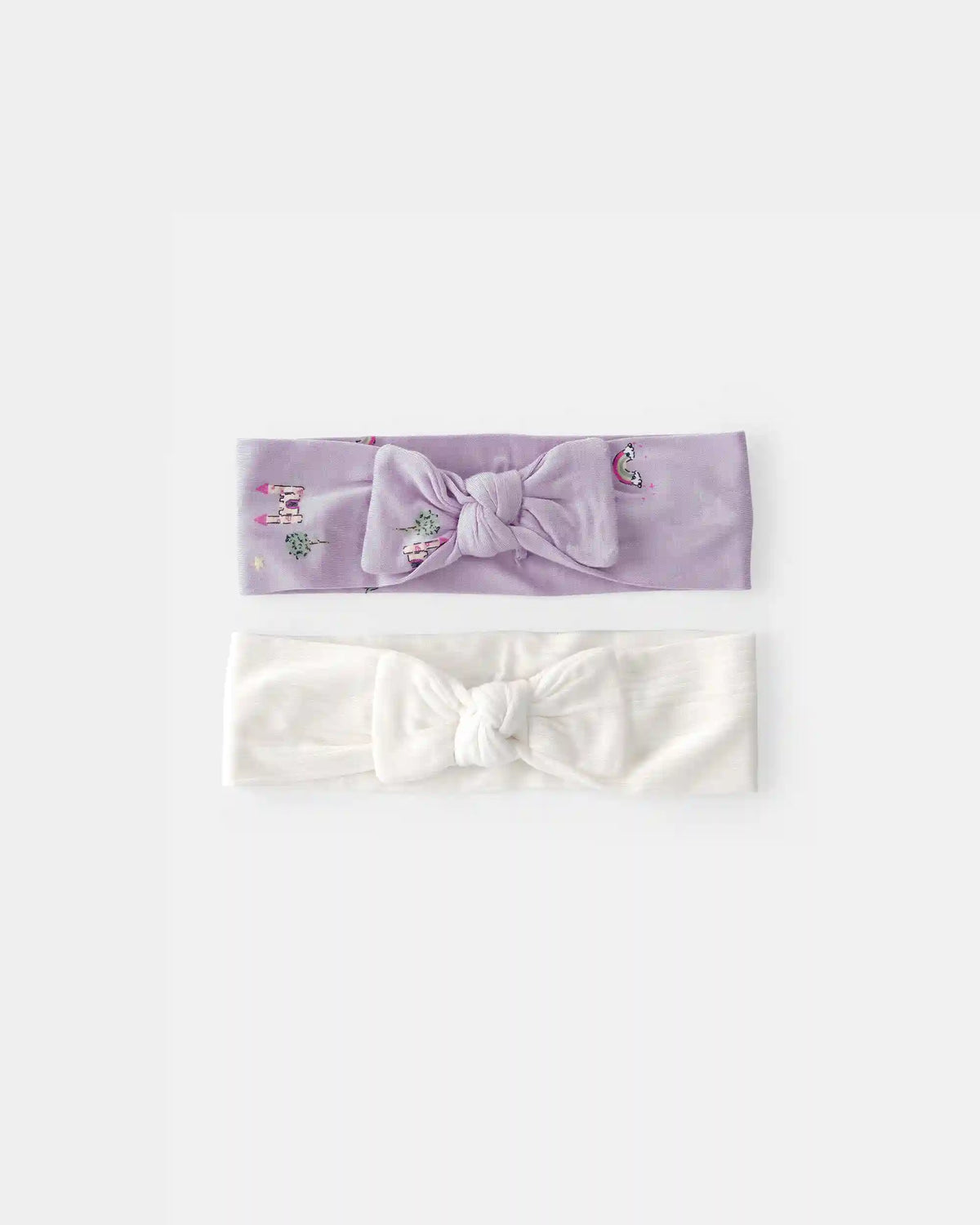 Baby Girl Fairytale PurelySoft Headbands - Purple/Ivory