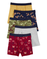 Boys 5-Pack Boxer Briefs Underwear
