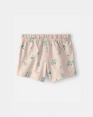 Toddler Boy Pickleball French Terry Shorts - Brown