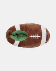 Boys Football Slippers - Brown