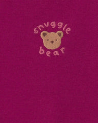 Baby Girl 5-Pack Teddy Bear Short-Sleeve Multipack Bodysuits - Pink/Purple