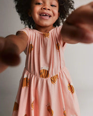 Toddler Girl Avenue Twirl™ Dress in Bee Print - Light Pink