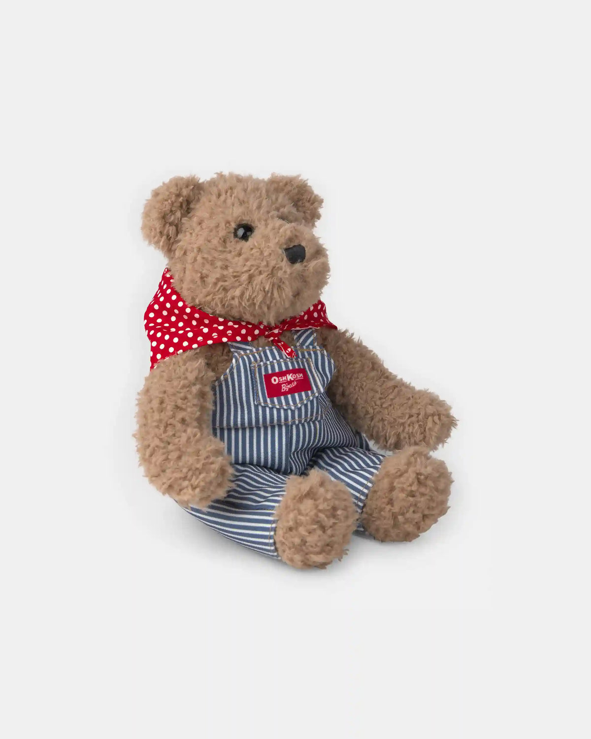 Josh B'gosh' Bear Plush with Hickory Stripe Overalls