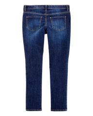 Kid Dark Wash Plus-Fit Skinny-Leg Jeans