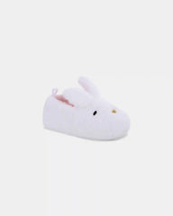 Girls Bunny Slippers - White