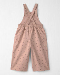 Toddler Girl Organic Cotton Twill Wide Leg Overalls