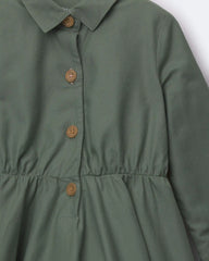 Toddler Girl Avenue Twirl™ Dress - Olive
