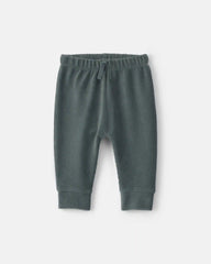 Baby Boy 3-Piece Dog Long-Sleeve Top & Pant Set - Green/Grey