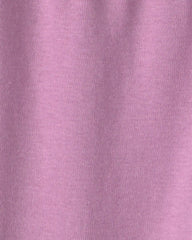 Baby Girl 4-Pack Pull-On Cotton Pants - Pink/Purple