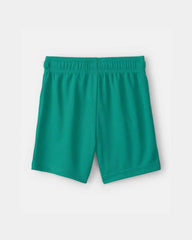 Toddler Boy Mesh Active Shorts - Green