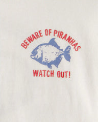 Boys Piranha Graphic Tee - Ivory