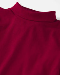 Girls 2-Pack Organic Cotton Ribbed Mock Neck Tops