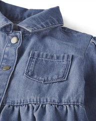 Baby Girl Organic Cotton Denim Dress
