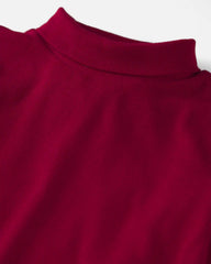 Toddler Girl 2-Pack Organic Cotton Ribbed Mock Neck Tops
