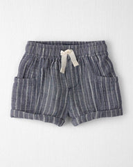 Baby Boy 2-Piece Organic Cotton Gauze Top & Short Set