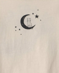 Girls 'Ghosted' Halloween Long-Sleeve Graphic Tee - Cream