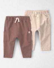 Baby 2-Pack Organic Cotton French Terry Joggers