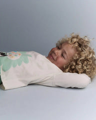 Toddler Mind Character Long-Sleeve Relaxed Graphic Tee - Cream