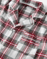 Adult Organic Cotton Flannel Pajamas Set