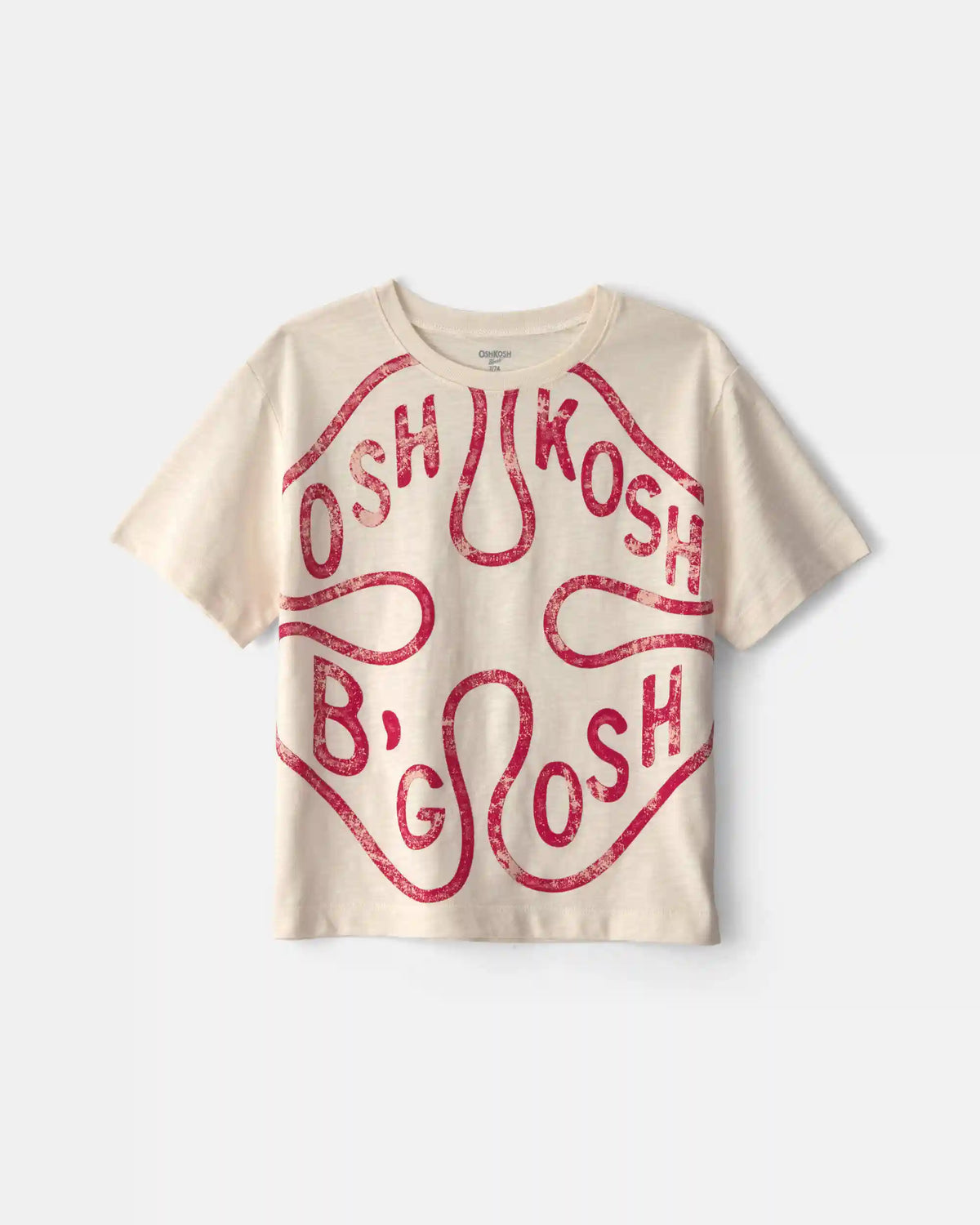 Girls 'Osh Kosh B'Gosh' Graphic Tee - Cream