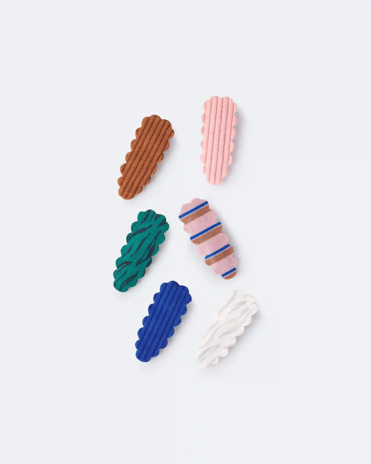 Toddler Girl 6-Pack Scalloped Hair Clips