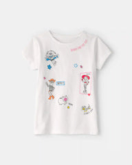 Toddler Girl Pixar© Toy Story Graphic Tee - White