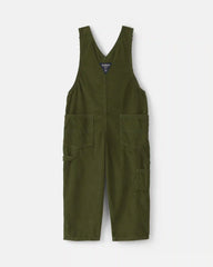 Toddler Corduroy Overalls - Olive Green