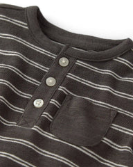 Baby Romper Made with Organic Cotton in Stripes