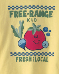 Baby Farmers Market Graphic Tee - Yellow