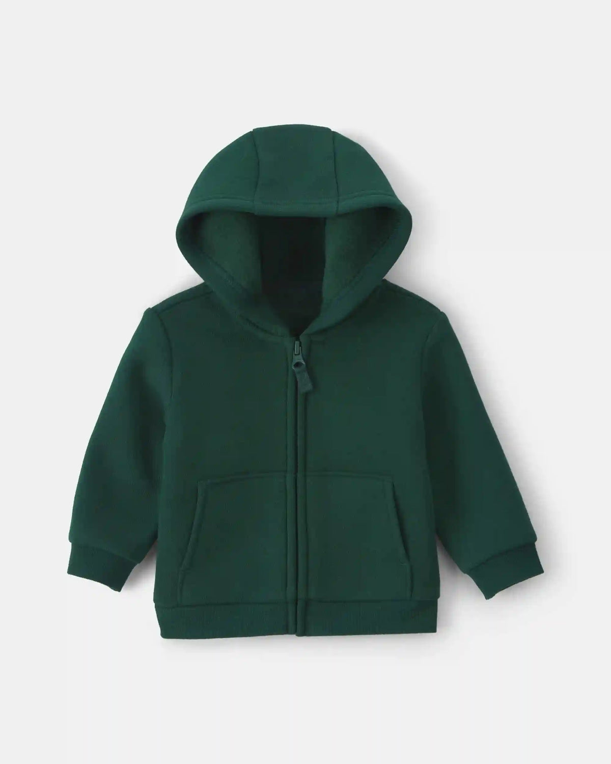 Baby Boy Fleece Zip-Up Hoodie - Green