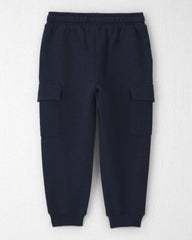 Toddler Boy Organic Cotton French Terry Cargo Pants