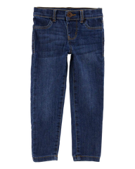 Baby Dark Blue Wash Skinny-Leg Jeans
