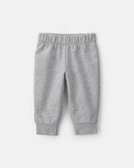 Baby Boy 3-Piece French Terry Layering Set - Grey/Blue