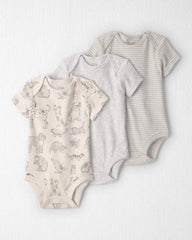 Baby 3-Pack Organic Cotton Bodysuits