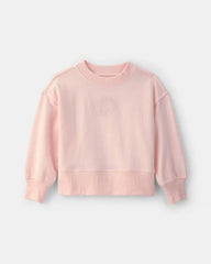 Toddler Girl OshKosh Logo French Terry Pullover Sweatshirt - Pink