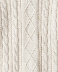 Kids Organic Cotton Cable Knit Sweater