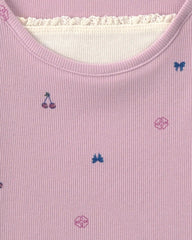 Girls Long-Sleeve Top - Purple