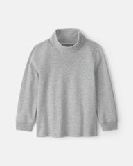 Boys Long-Sleeve Turtleneck - Grey