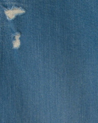 Girls Cropped Wide-Leg Jeans - Medium Wash