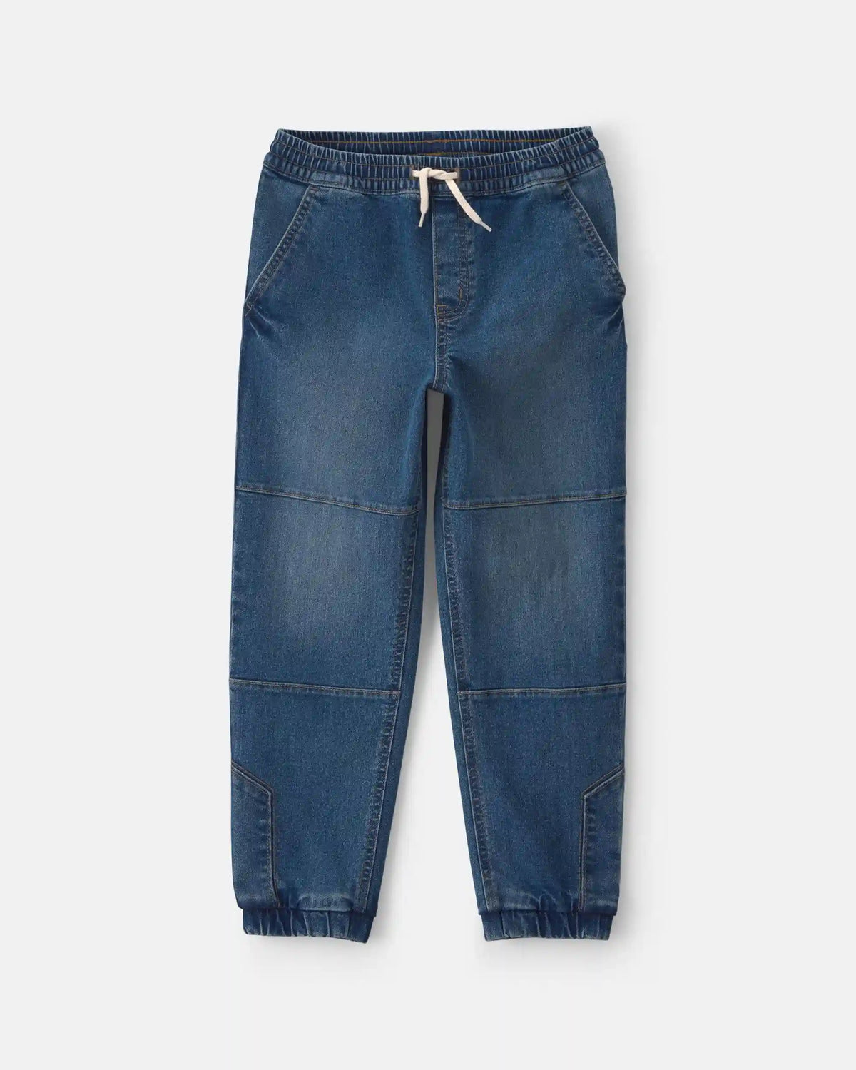 Boys Denim Relaxed Joggers - Medium Wash