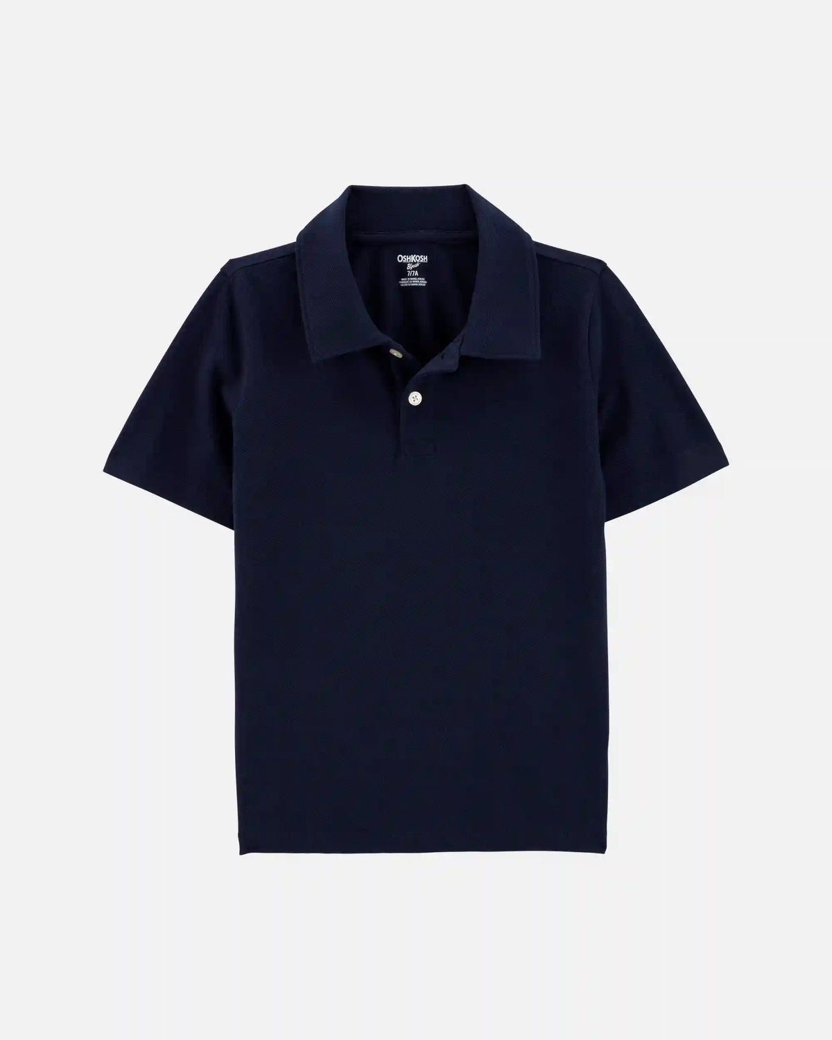 Boys Pique Uniform Polo Shirt - Navy