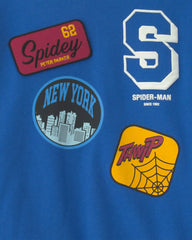 Boys ©Marvel Spider-Man Pullover Sweatshirt - Blue