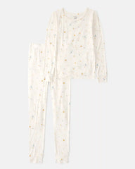 Kids Constellation PurelySoft 2-Piece Pajama Set - Cream