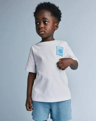 Toddler Squish Relaxed Graphic Tee - White