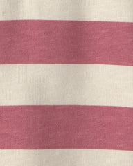 Girls Organic Cotton French Terry Rugby Polo